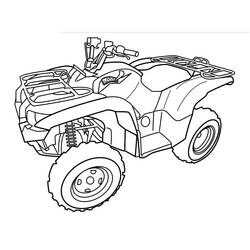 Dessin à colorier: Quad / VTT (Transport) #179393 - Coloriages à Imprimer Gratuits