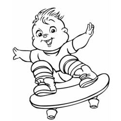 Dessin à colorier: Skateboard / Planche à roulette (Transport) #139352 - Coloriages à Imprimer Gratuits