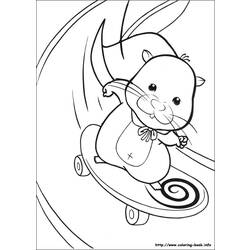 Dessin à colorier: Skateboard / Planche à roulette (Transport) #139383 - Coloriages à Imprimer Gratuits