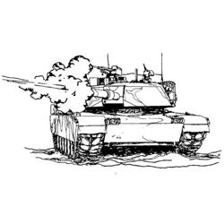Dessin à colorier: Tank (Transport) #138014 - Coloriages à Imprimer