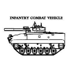 Dessin à colorier: Tank (Transport) #138023 - Coloriages à Imprimer Gratuits