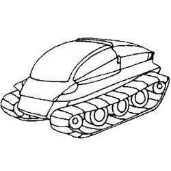 Dessin à colorier: Tank (Transport) #138025 - Coloriages à Imprimer Gratuits