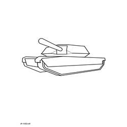 Dessin à colorier: Tank (Transport) #138042 - Coloriages à Imprimer Gratuits