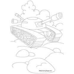Dessin à colorier: Tank (Transport) #138093 - Coloriages à Imprimer Gratuits