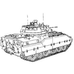Dessin à colorier: Tank (Transport) #138146 - Coloriages à Imprimer Gratuits