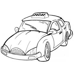 Coloriage imprimable Taxi (Transport) #204454 à colorier gratuitement