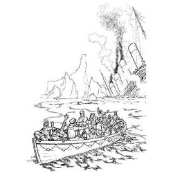 Dessin à colorier: Titanic (Transport) #201916 - Coloriages à Imprimer Gratuits
