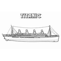 Dessin à colorier: Titanic (Transport) #201922 - Coloriages à Imprimer Gratuits