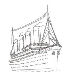 Dessin à colorier: Titanic (Transport) #201924 - Coloriages à Imprimer Gratuits