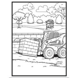 Coloriage Tracteur (Transport) #172565 à imprimer et colorier