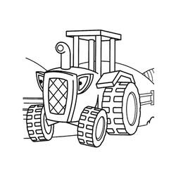 Coloriage Tracteur (Transport) #172594 à imprimer et colorier