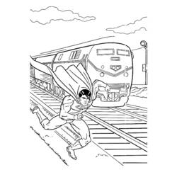 Dessin à colorier: Train / Locomotive (Transport) #135166 - Coloriages à Imprimer Gratuits