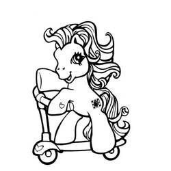 Coloriage Trottinette (Transport) #215239 à imprimer et colorier