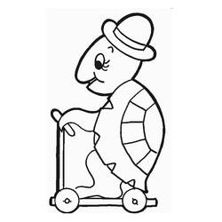 Coloriage Trottinette (Transport) #215244 à imprimer et colorier