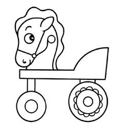 Coloriage Trottinette (Transport) #215245 à imprimer et colorier