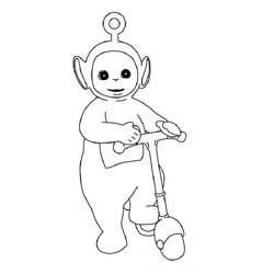 Coloriage Trottinette (Transport) #215246 à imprimer et colorier