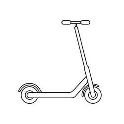 Coloriage Trottinette (Transport) #215248 à imprimer et colorier