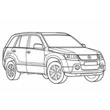 Dessin à colorier: Véhicules 4x4 (Transport) #145918 - Coloriages à Imprimer Gratuits