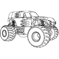 Coloriage Véhicules 4x4 (Transport) #180977 à imprimer et colorier