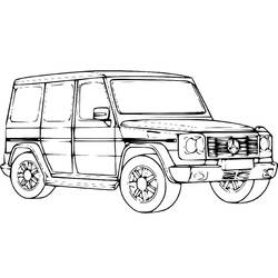 Coloriage Véhicules 4x4 (Transport) #180980 à imprimer et colorier