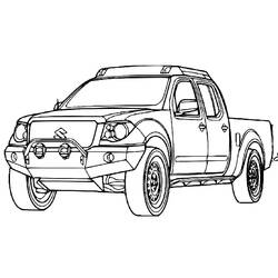 Coloriage Véhicules 4x4 (Transport) #180987 à imprimer et colorier