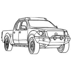 Coloriage Véhicules 4x4 (Transport) #180992 à imprimer et colorier