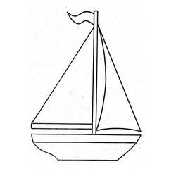 Coloriage Voilier (Transport) #205084 à imprimer et colorier