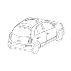 Dessin à colorier: Voiture / Automobile (Transport) #146490 - Coloriages à Imprimer Gratuits