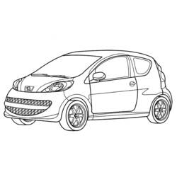 Dessin à colorier: Voiture / Automobile (Transport) #146497 - Coloriages à Imprimer Gratuits