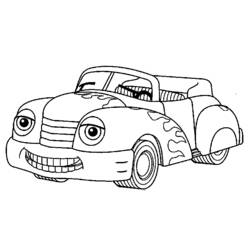 Dessin à colorier: Voiture / Automobile (Transport) #146500 - Coloriages à Imprimer Gratuits