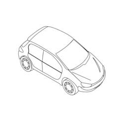 Dessin à colorier: Voiture / Automobile (Transport) #146503 - Coloriages à Imprimer Gratuits