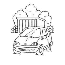 Dessin à colorier: Voiture / Automobile (Transport) #146520 - Coloriages à Imprimer Gratuits