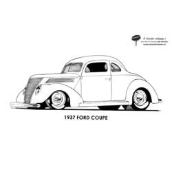 Dessin à colorier: Voiture / Automobile (Transport) #146555 - Coloriages à imprimer
