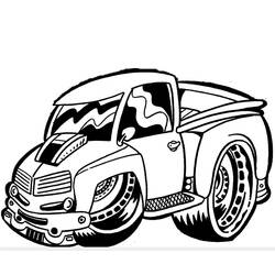 Dessin à colorier: Voiture / Automobile (Transport) #146568 - Coloriages à Imprimer Gratuits