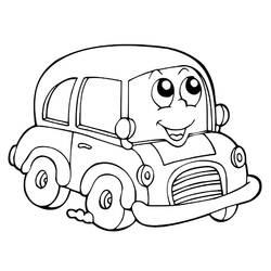 Coloriage Voiture / Automobile (Transport) #176555 à imprimer et colorier