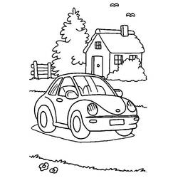 Coloriage Voiture / Automobile (Transport) #176556 à imprimer et colorier