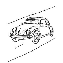 Coloriage Voiture / Automobile (Transport) #176559 à imprimer et colorier