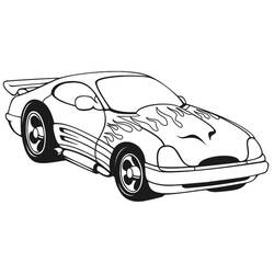 Coloriage Voiture / Automobile (Transport) #176561 à imprimer et colorier