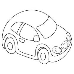 Coloriage Voiture / Automobile (Transport) #176574 à imprimer et colorier