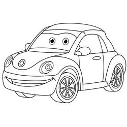 Coloriage Voiture / Automobile (Transport) #176575 à imprimer et colorier