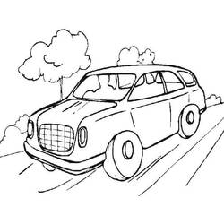 Coloriage Voiture / Automobile (Transport) #176583 à imprimer et colorier