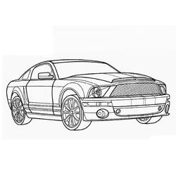 Coloriage Voiture / Automobile (Transport) #176585 à imprimer et colorier