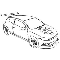 Coloriage Voiture / Automobile (Transport) #176586 à imprimer et colorier