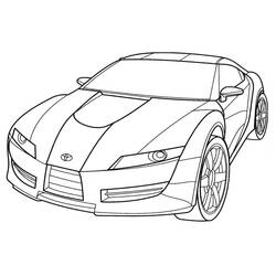 Coloriage Voiture / Automobile (Transport) #176593 à imprimer et colorier