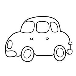 Coloriage Voiture / Automobile (Transport) #176594 à imprimer et colorier