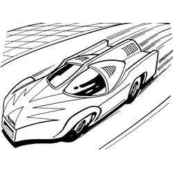 Coloriage Voiture de course (Transport) #183259 à imprimer et colorier