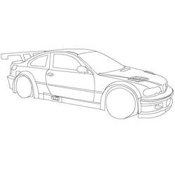 Coloriage Voiture de course (Transport) #183275 à imprimer et colorier