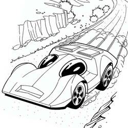 Coloriage Voiture de course (Transport) #183280 à imprimer et colorier