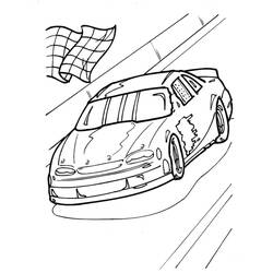 Dessin à colorier: Voiture de Rallye (Transport) #217361 - Coloriages à Imprimer Gratuits