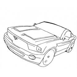 Dessin à colorier: Voiture sport / tuning (Transport) #147074 - Coloriages à Imprimer Gratuits